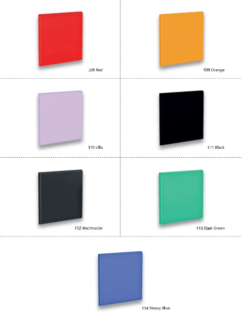 Pastel Renk Kartelası