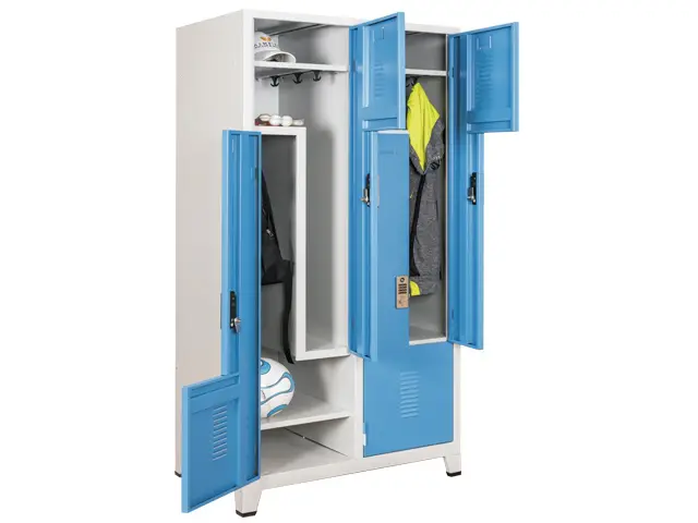 Z Tipi Dörtlü Soyunma Dolabı